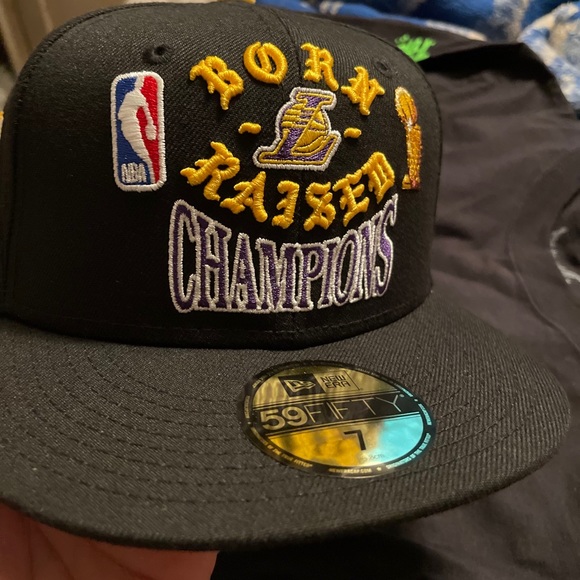 Born x Raised LA Lakers Championship Hat - Picture 2 of 5